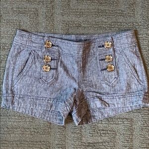 Express denim shorts
